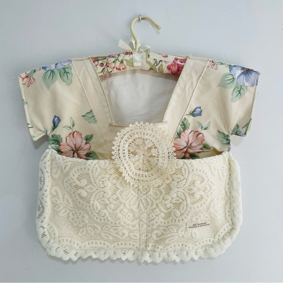 Handmade Lace T-Shirt Closet Cubby Storage Hanger Pouch - Picture 3 of 10